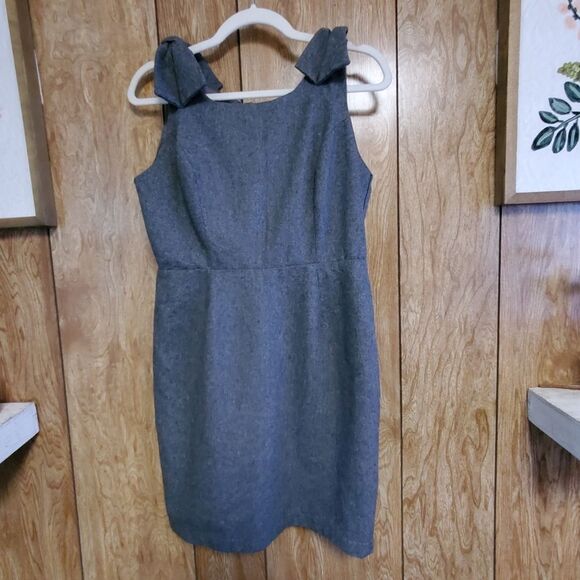 Monteau | Sleeveless Gray Sheath Dress | Size M - Picture 1 of 4